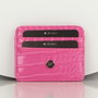 Zoozie Bags Cartera y Tarjetero de Piel Rosa